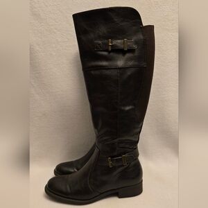 Rocio Black Knee-High Boots. 7